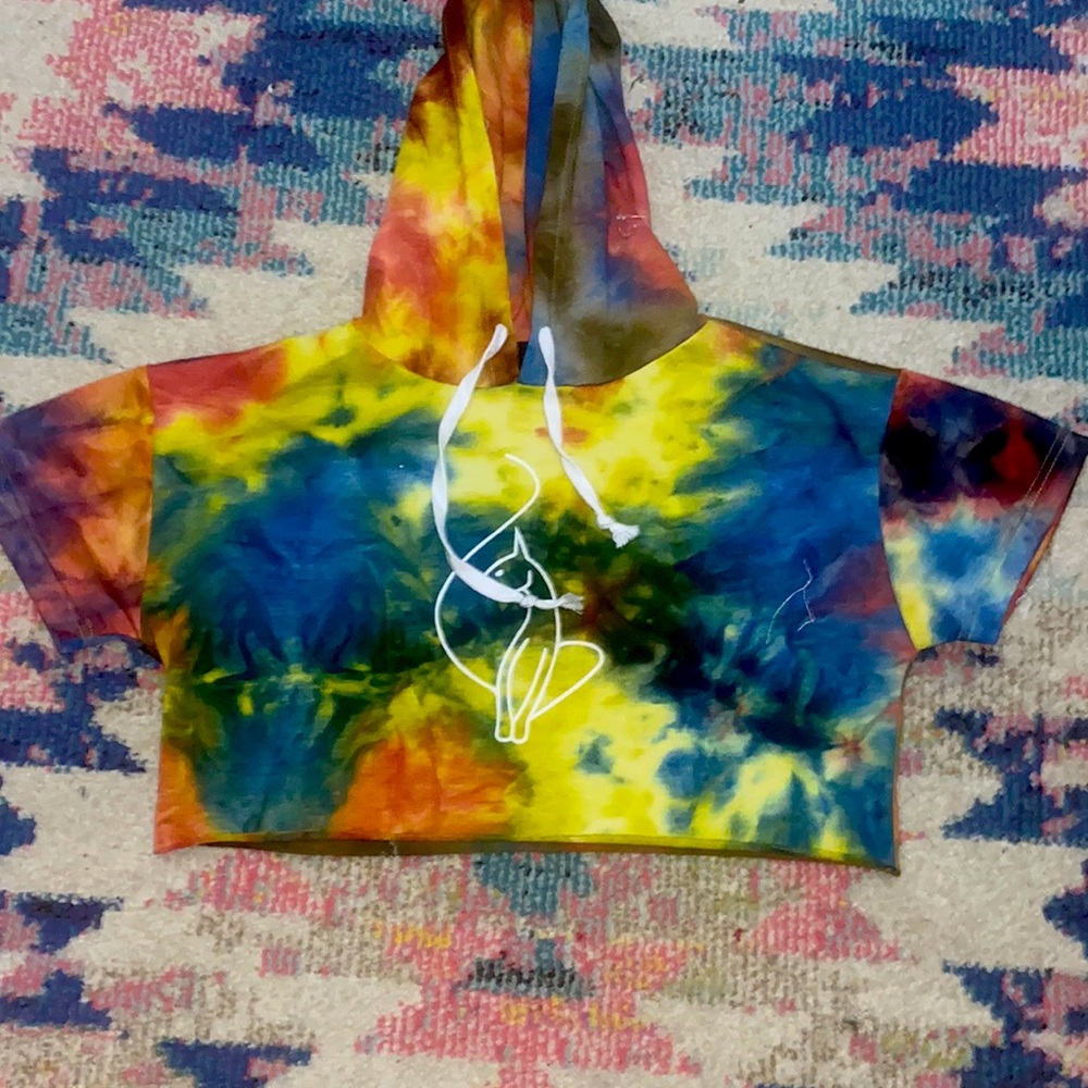 Tie dye crop top